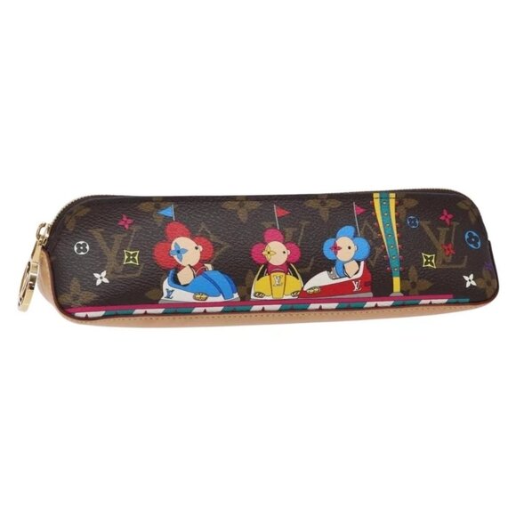 LOUIS VUITTON Monogram Vivienne Trousse Elizabeth Pen Case GI0540 LV Auth 131835 - Picture 1 of 16